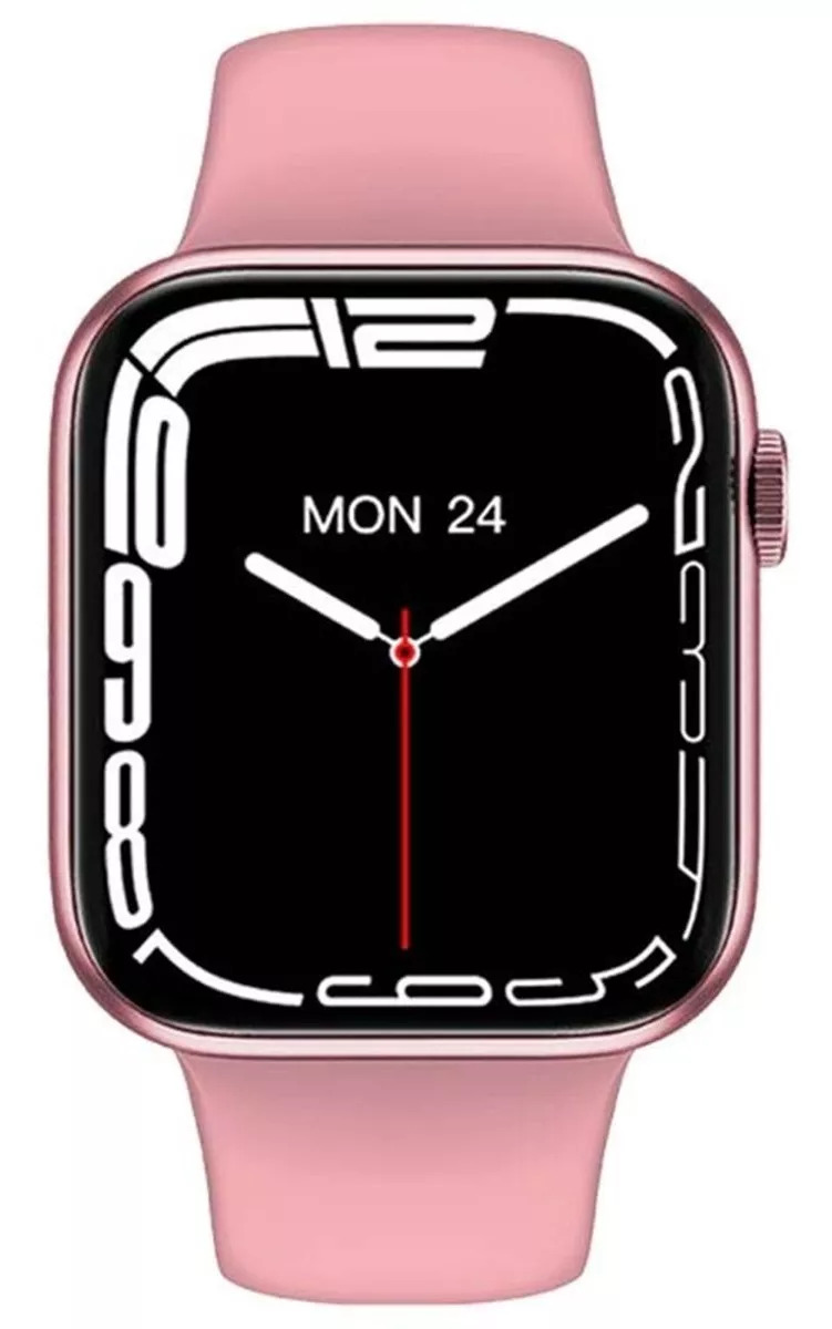 Foto 3 pulgar | Smartwatch Fralugio HW37 color Rosa NFC Full Touch