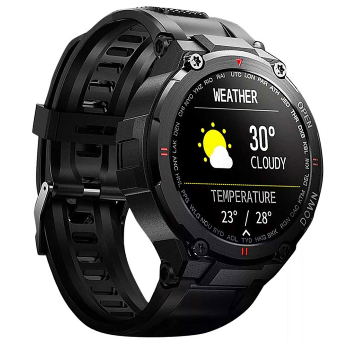 Foto 3 pulgar | Smartwatch Fralugio K22 color Negro