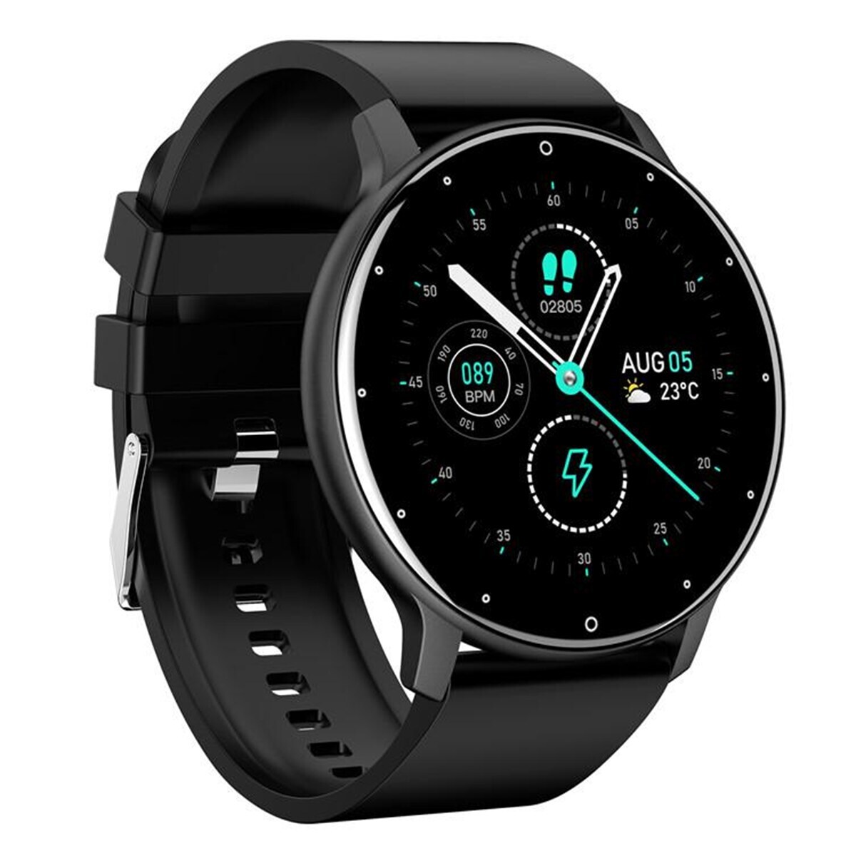 Smartwatch Fralugio ZL02 color Negro