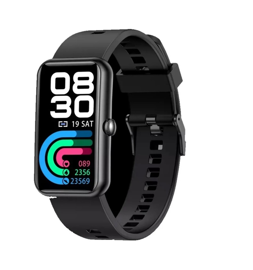 Smartwatch Fralugio  Ml4 Full Touch De Lujo Negro