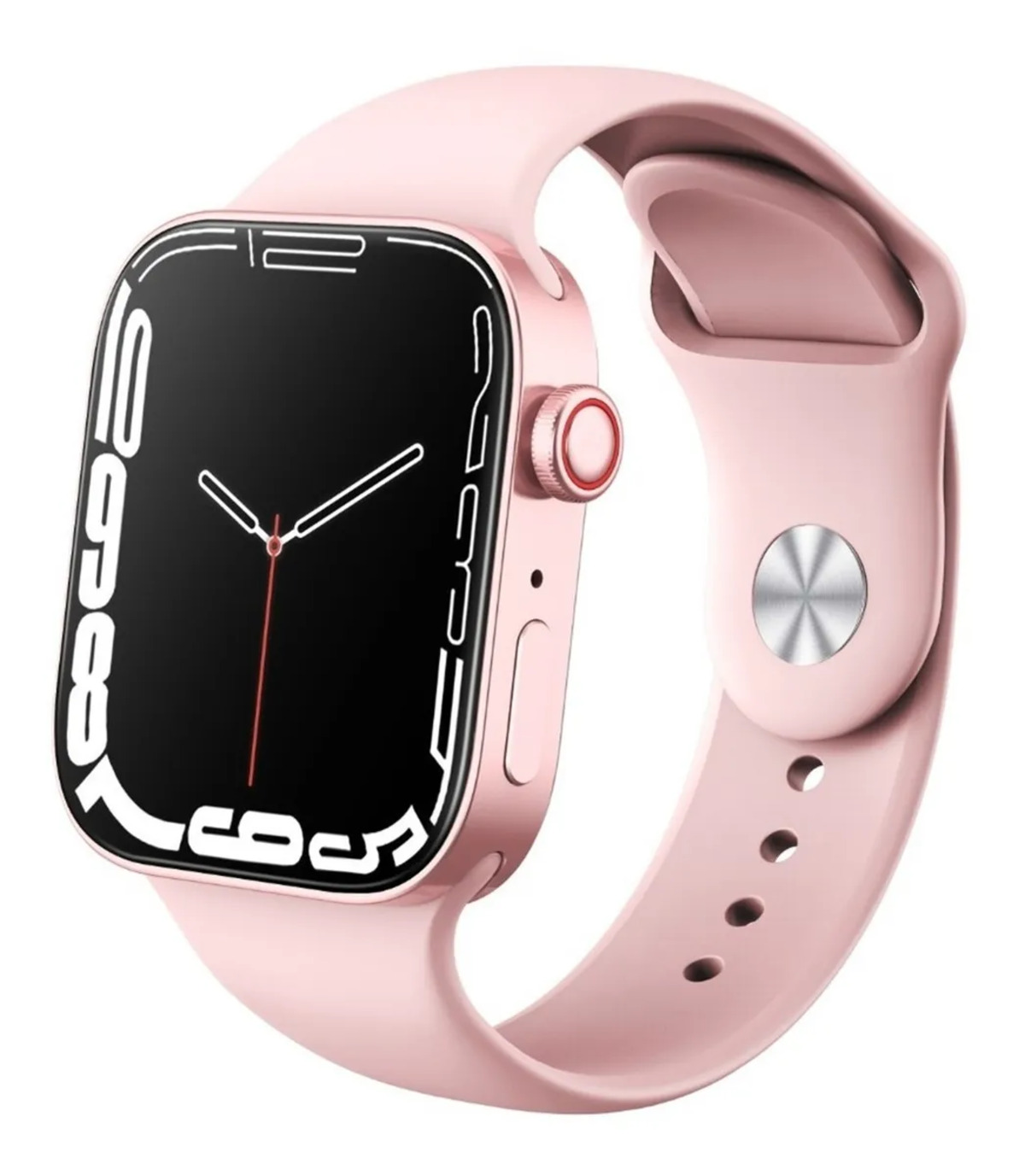 Foto 3 pulgar | Smartwatch Fralugio I8 Pro Max color Rosa Full Touch