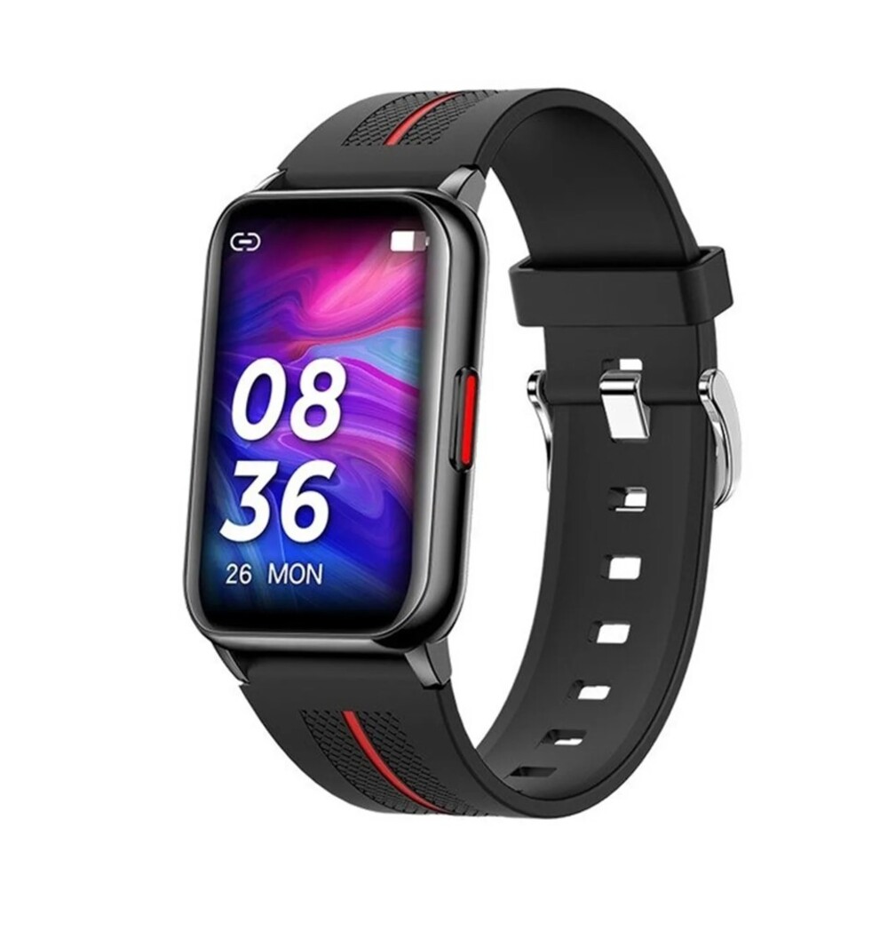 Smartwatch Fralugio H76 Curvo color Negro