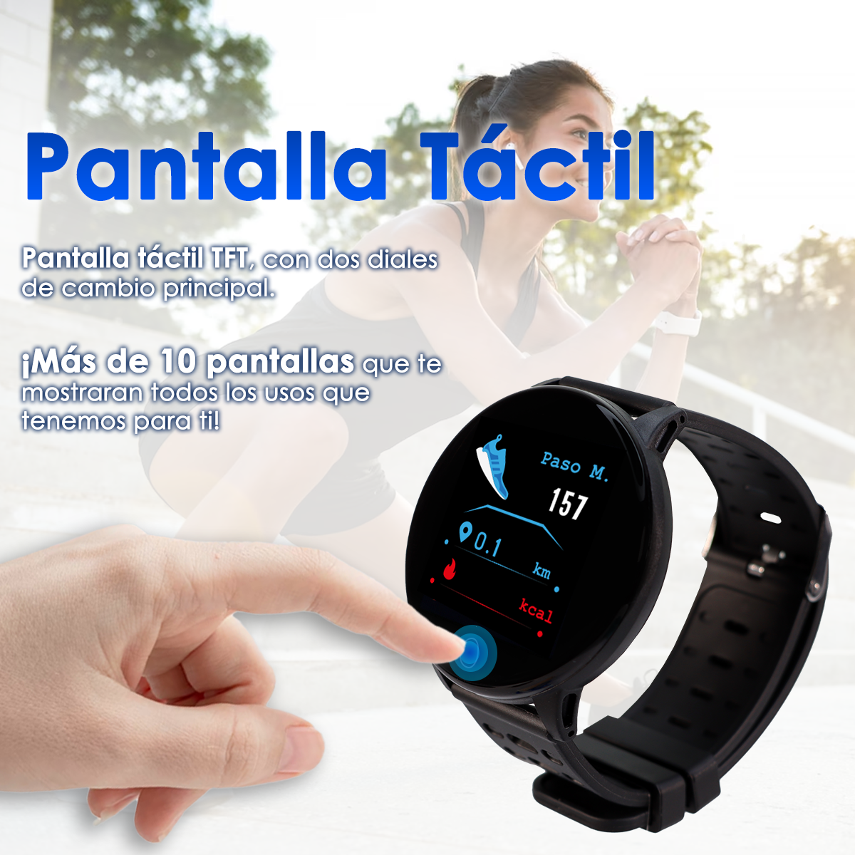 Foto 3 pulgar | Smartwatch STARKET SK-1008-G color Negro