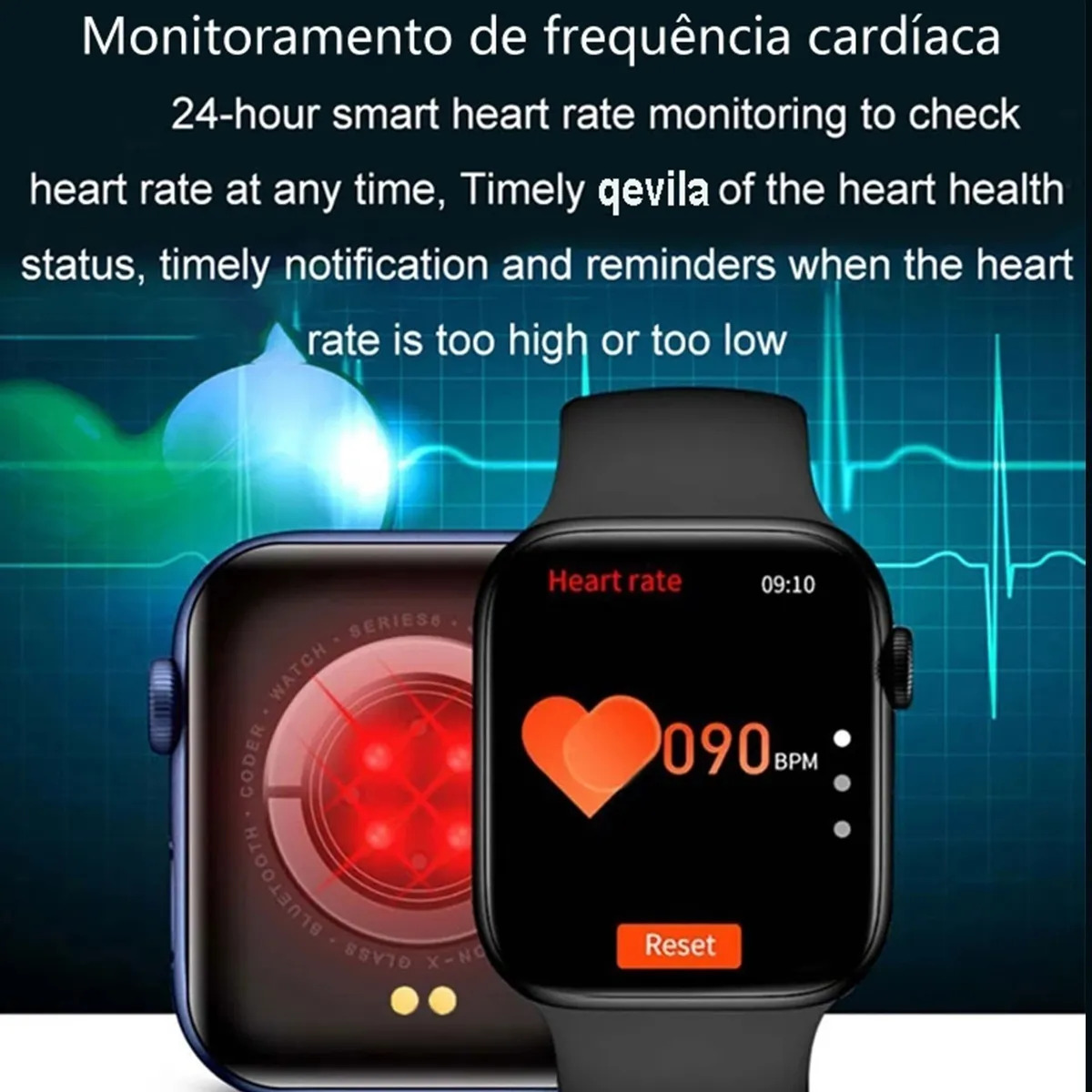 Foto 3 | Smartwatch Fralugio T900 Pro Max L Serie8 color Verde
