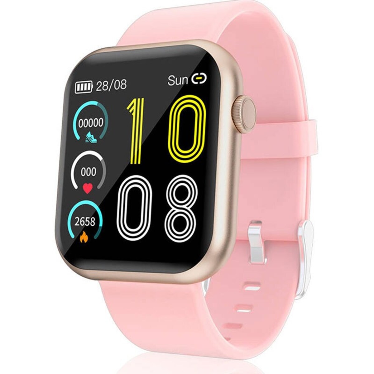 Foto 5 pulgar | Smartwatch Fralugio R3L color Rosa Multi Touch