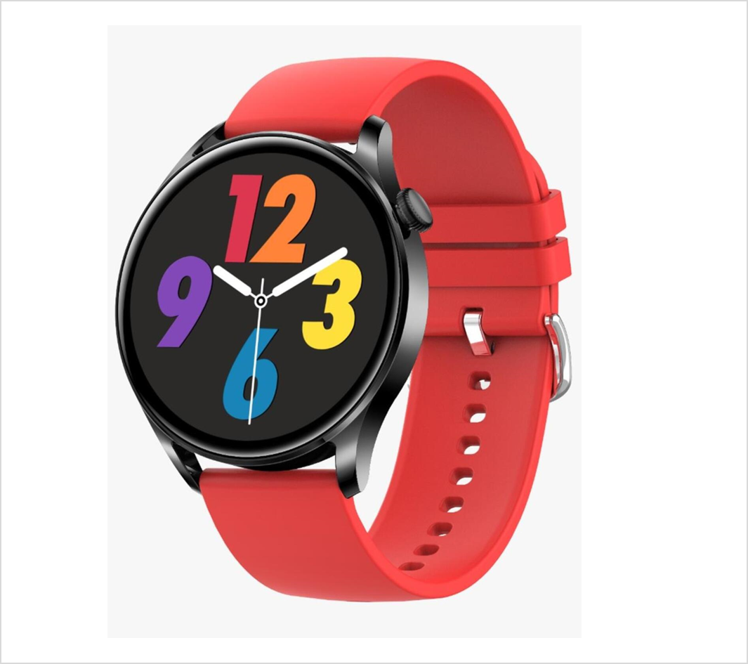 Foto 2 pulgar | Smartwatch Fralugio L18 X50  Full Touch HD Rojo