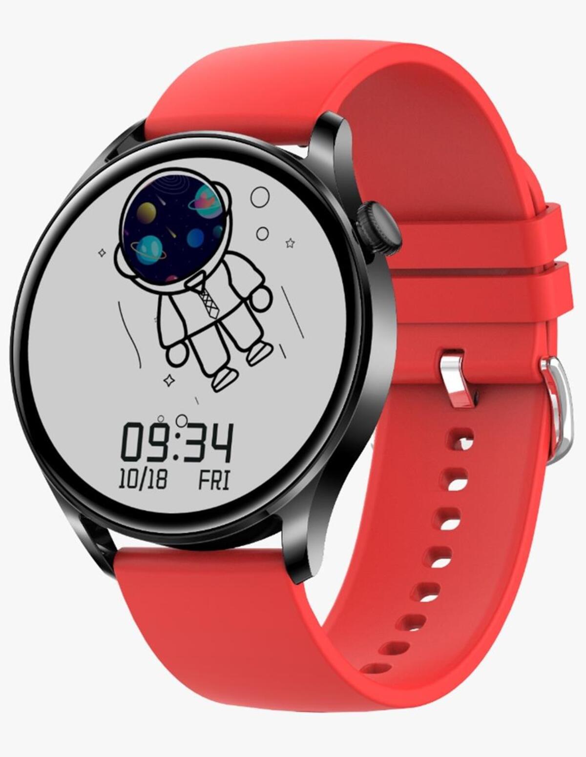 Foto 3 pulgar | Smartwatch Fralugio L18 X50  Full Touch HD Rojo