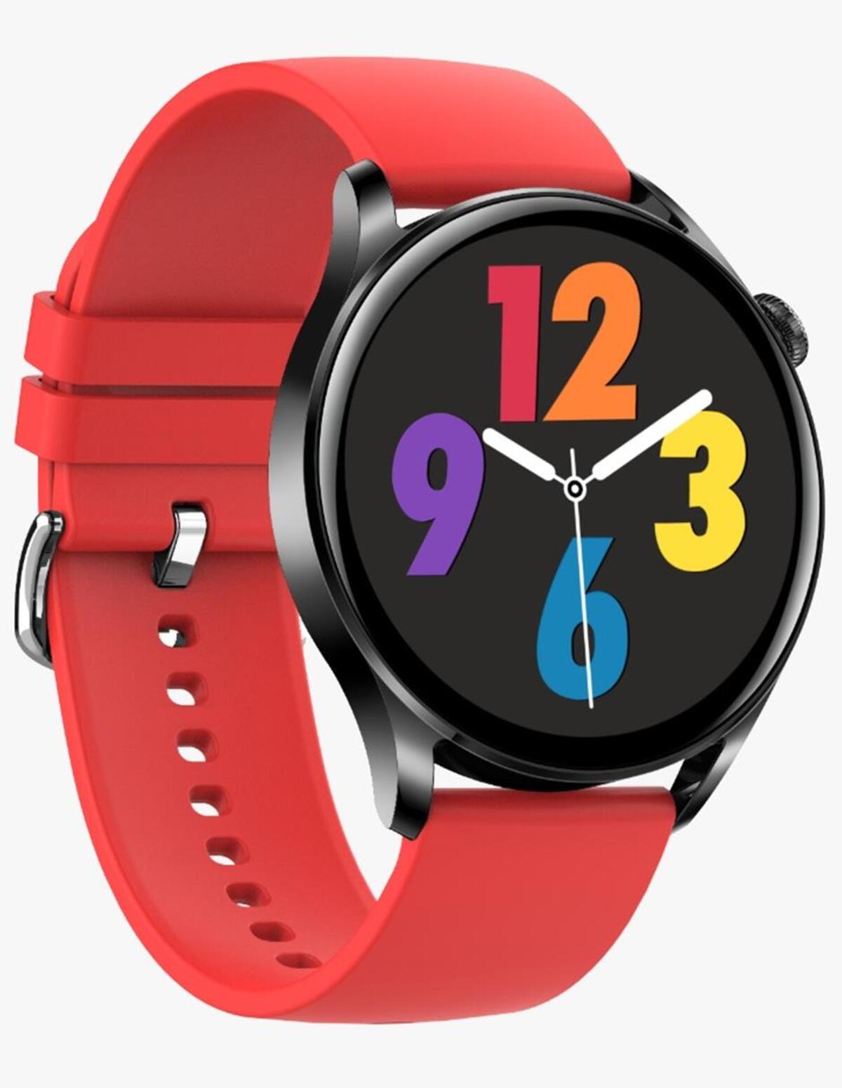 Foto 4 pulgar | Smartwatch Fralugio L18 X50  Full Touch HD Rojo