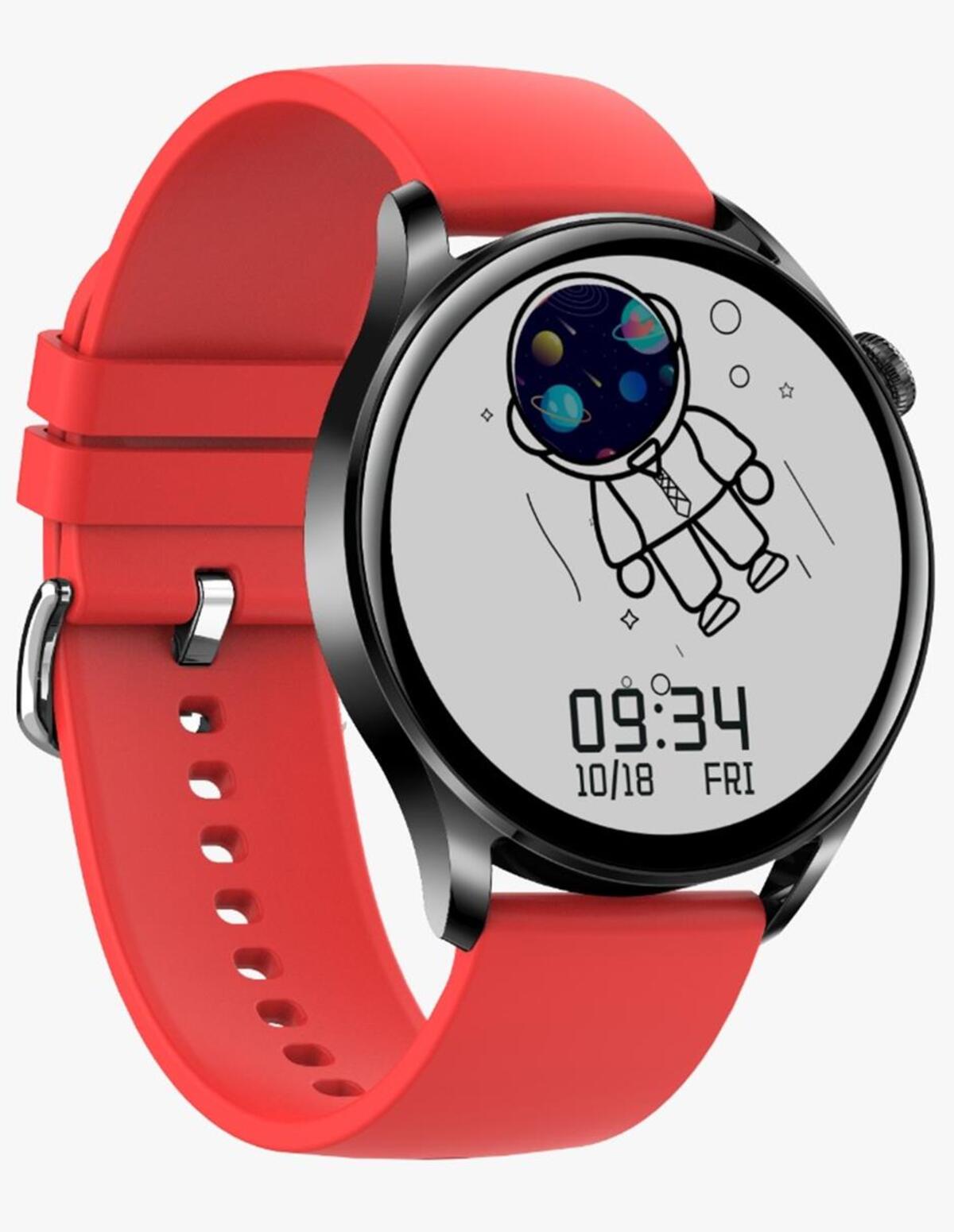 Foto 5 pulgar | Smartwatch Fralugio L18 X50  Full Touch HD Rojo