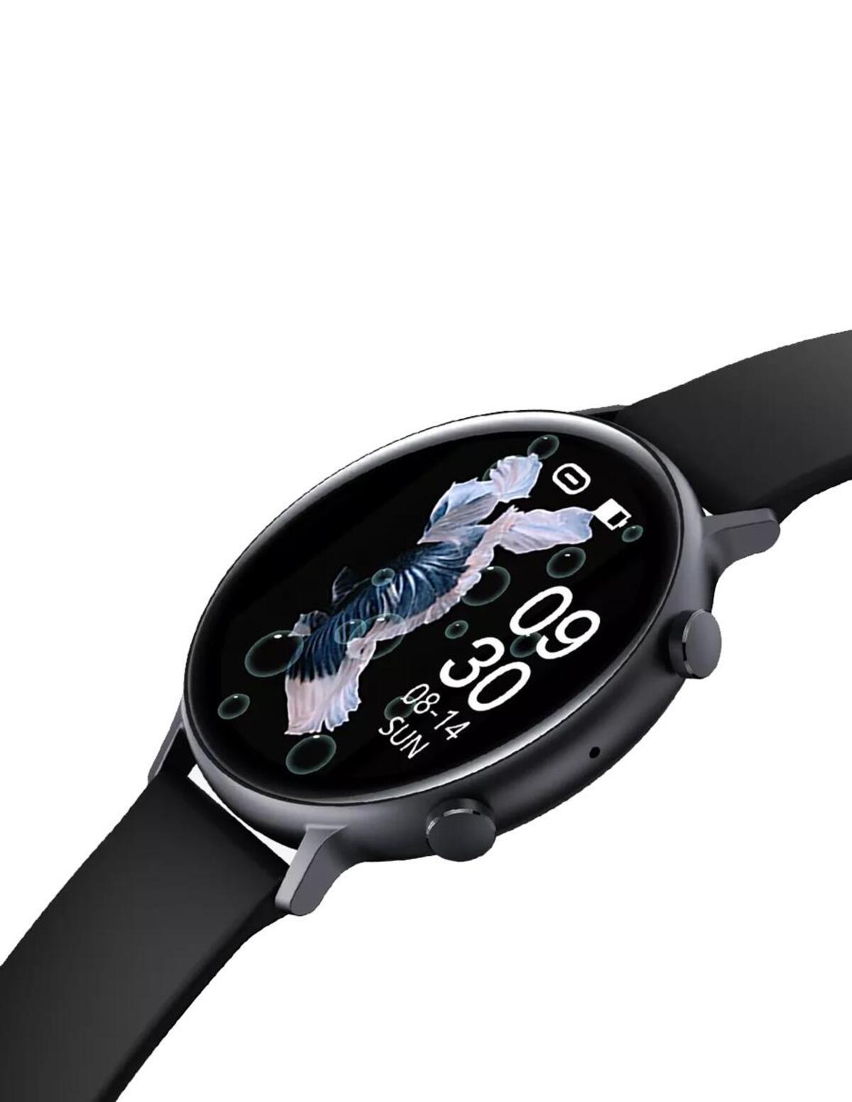 Foto 6 pulgar | Smartwatch Fralugio Gw33 Notificaciones Redes Sociales color Negro