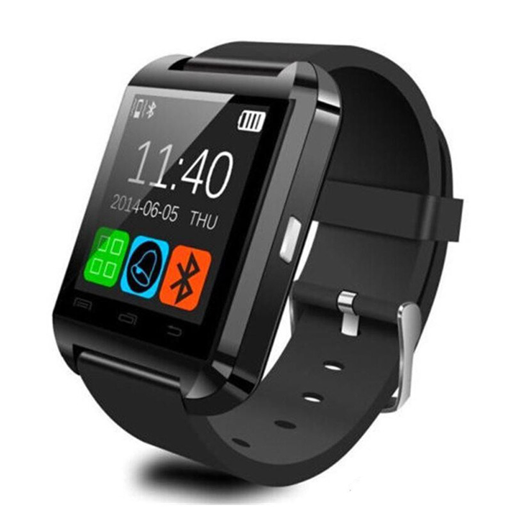 Smart Watch Fralugio U8 Notificaciones Altavoz Micrófono Y Notificaciones color Negro