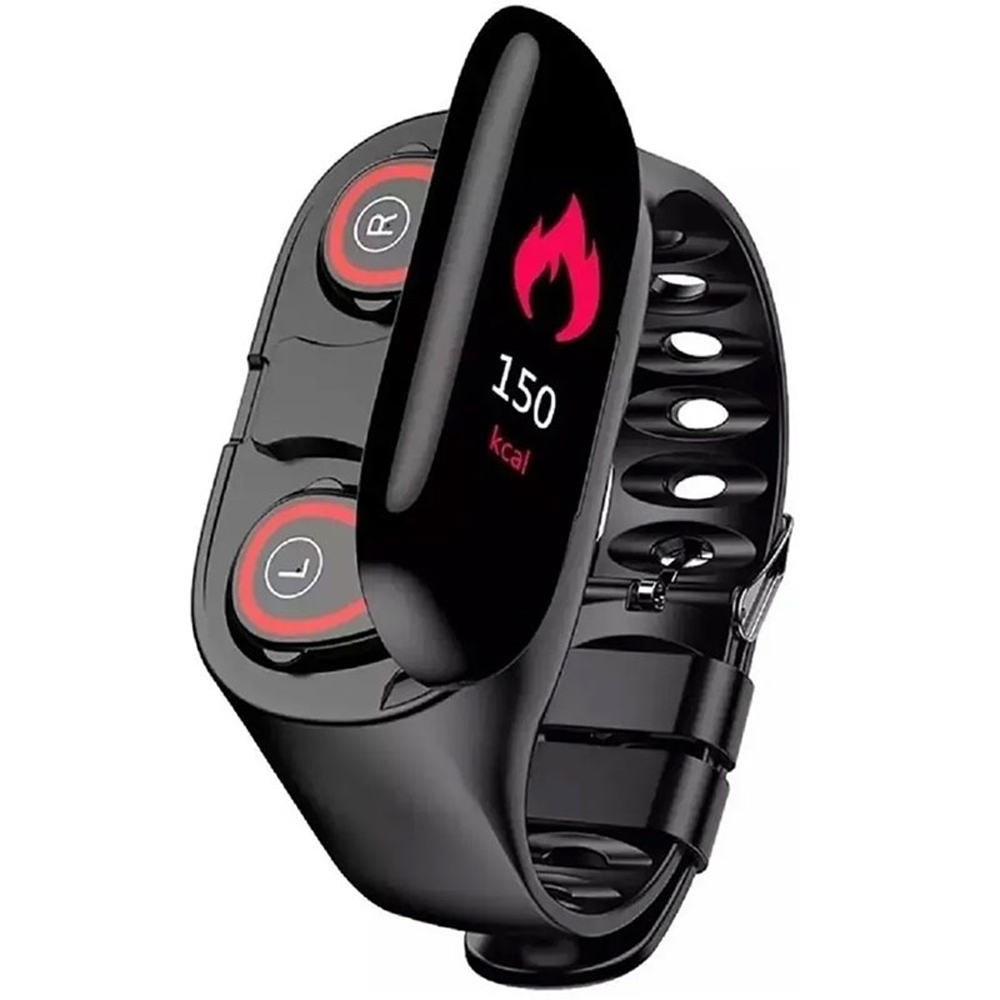 Foto 2 pulgar | Smart Watch Fralugio  Banda Deportiva M1 Con Audífonos Manos Libres Bluetooth