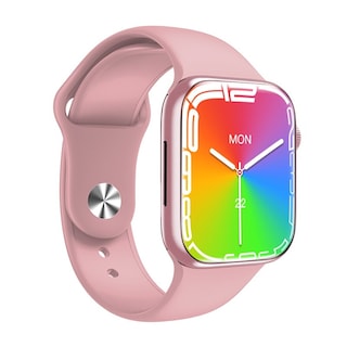 Foto 2 | Smartwatch Fralugio Hw7 Max Notificaciones de Redes Sociales color Rosa