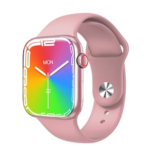 Foto 5 | Smartwatch Fralugio Hw7 Max Notificaciones de Redes Sociales color Rosa