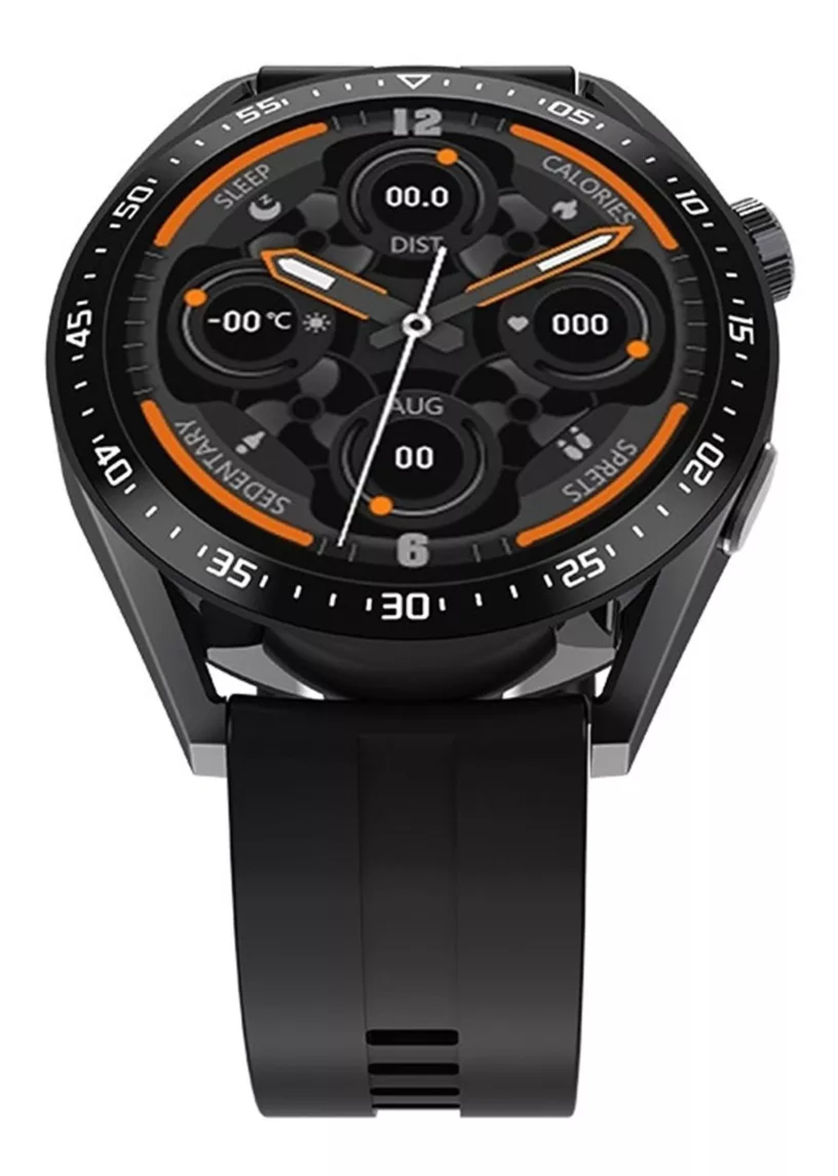 Foto 3 | Smartwatch Fralugio Hw3 con Bluetooth color Negro