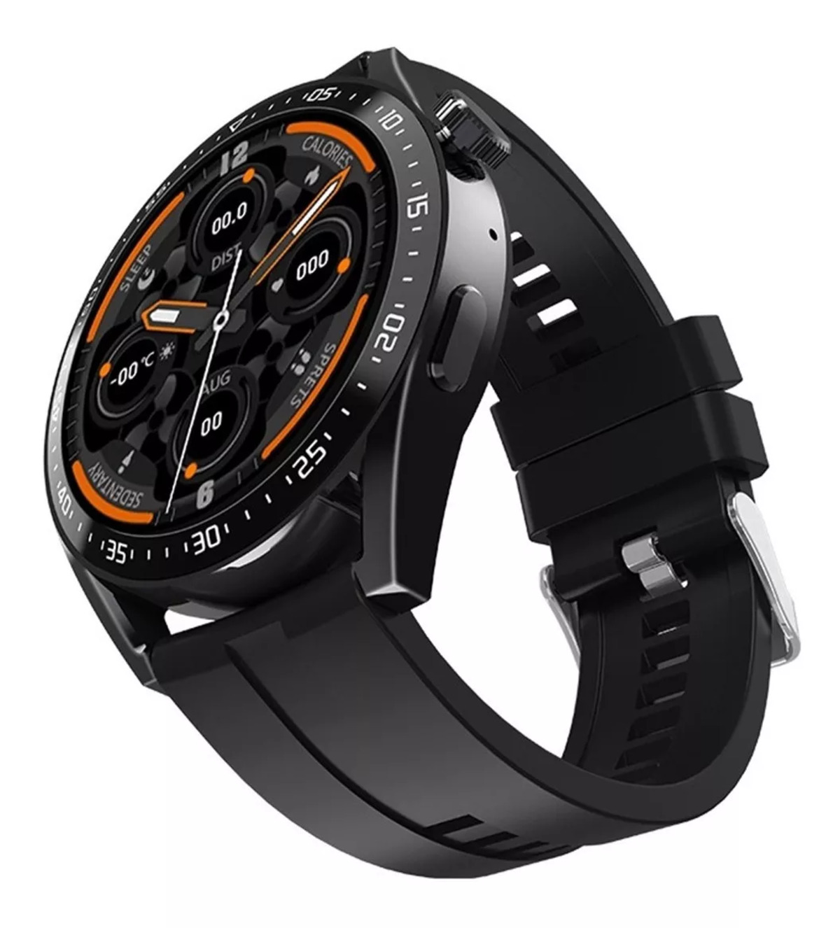 Foto 5 pulgar | Smartwatch Fralugio Hw3 con Bluetooth color Negro