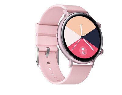 Foto 1 | Smartwatch Fralugio Gw33 color Rosa Notificaciones Redes Sociales