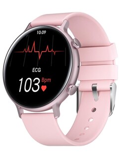 Foto 4 | Smartwatch Fralugio Gw33 color Rosa Notificaciones Redes Sociales
