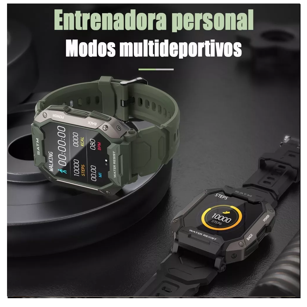 Foto 5 pulgar | Reloj Inteligente Belug Bluetooth 5atm Impermeable color Negro