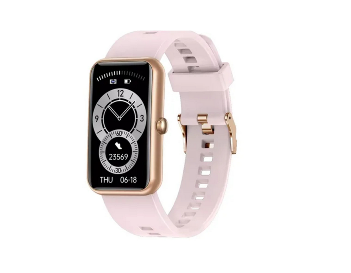 Foto 2 pulgar | Smartwatch Fralugio   Ml4 Full Touch color Rosa