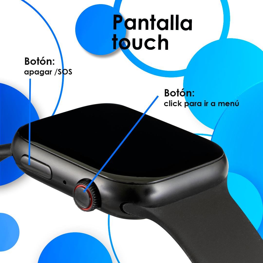 Foto 6 pulgar | Smartwatch Starket Sk-1005-n Bluetooth color Negro