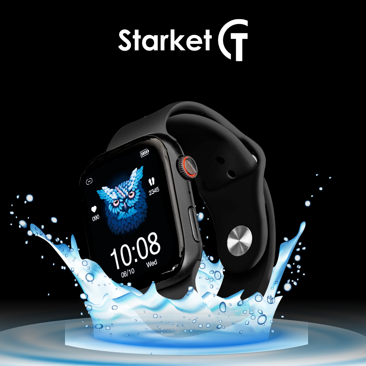 Foto 9 pulgar | Smartwatch Starket Sk-1007-n Bluetooth Sport color Negro