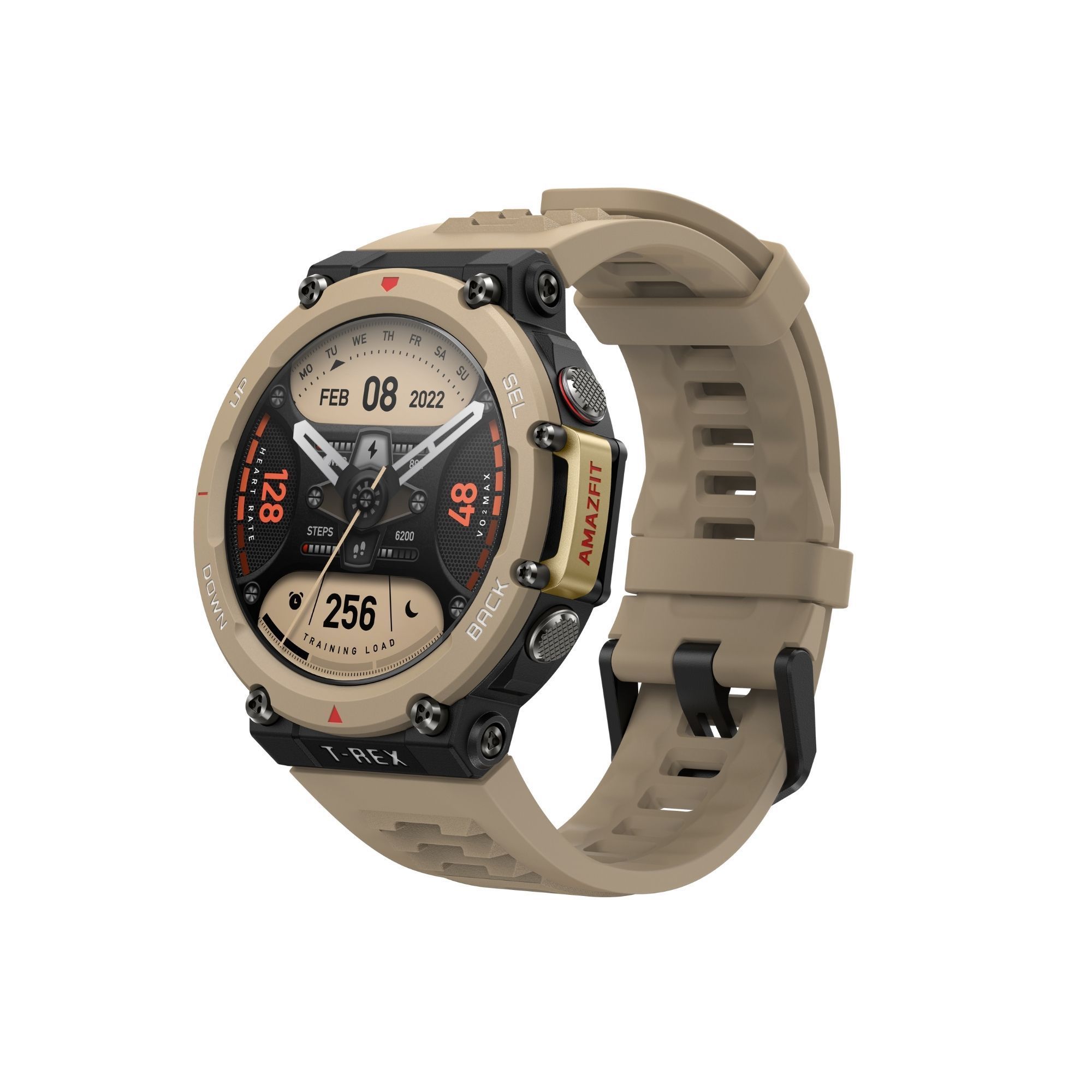 Smartwatch Amazfit T Rex 2 con Gps Autonomía 24 Días color Beige