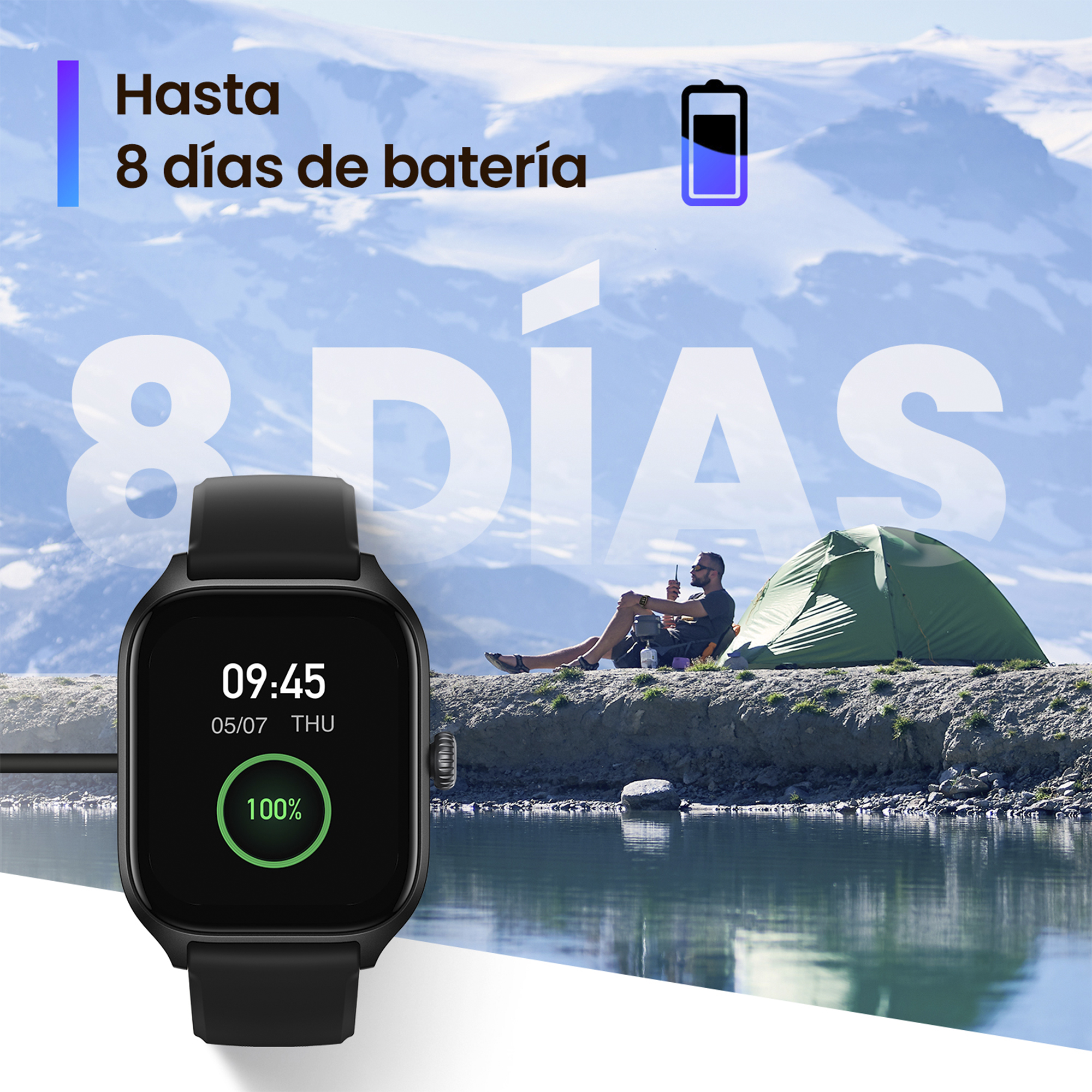 Foto 9 pulgar | Smartwatch Amazfit Gts 4 con Gps Amazon Alexa Autonomía 8 Días color Negro