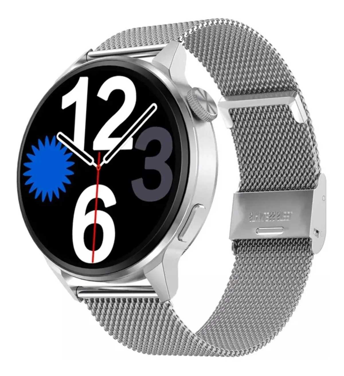 Smartwatch Fralugio Dt4+ Extensible Metal Plata