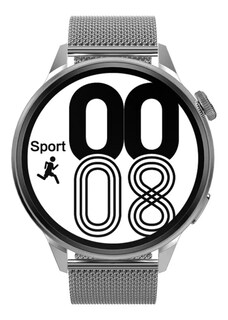 Foto 2 | Smartwatch Fralugio Dt4+ Extensible Metal Plata