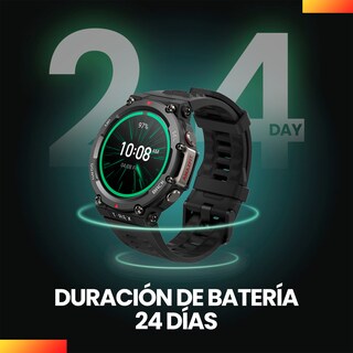 Foto 4 | Smartwatch Amazfit T Rex 2 con GPS Autonomía 24 Días Negro