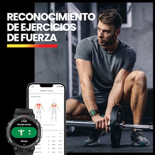 Foto 7 | Smartwatch Amazfit T Rex 2 con GPS Autonomía 24 Días Negro