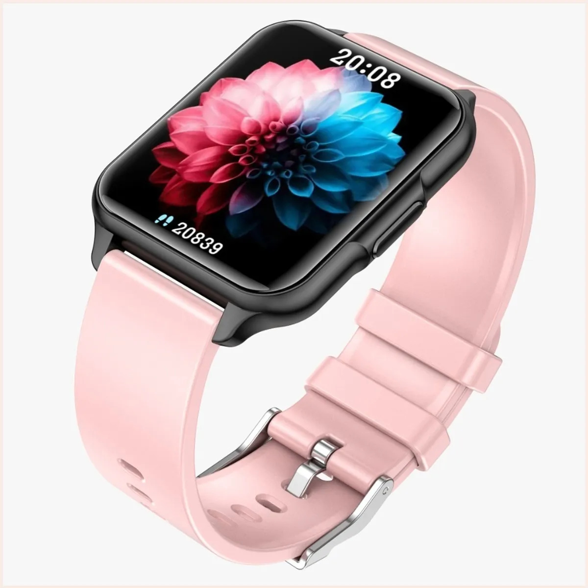 Foto 4 pulgar | Smart Watch Fralugio Q26 Pro Full Touch Hd Rosa