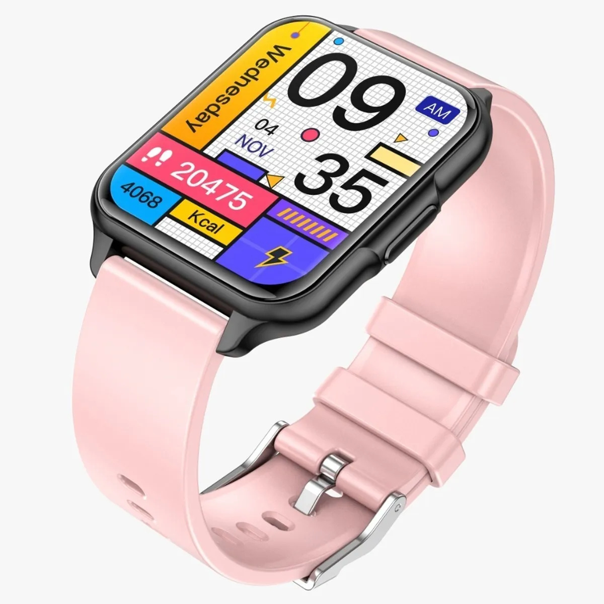 Foto 5 pulgar | Smart Watch Fralugio Q26 Pro Full Touch Hd Rosa