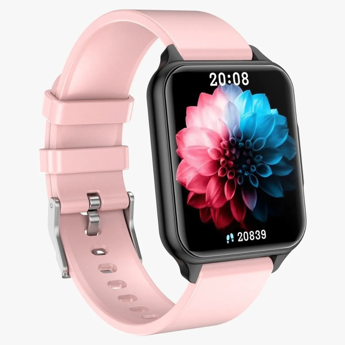 Foto 6 pulgar | Smart Watch Fralugio Q26 Pro Full Touch Hd Rosa