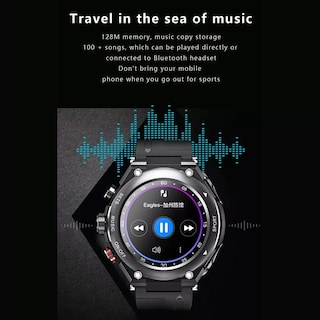 Foto 4 | Smartwatch Fralugio T92 color Negro TWS + Audífonos