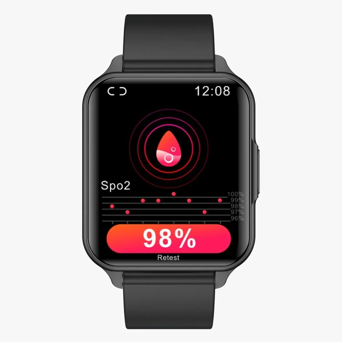 Foto 3 pulgar | Smartwatch Fralugio Q26 Pro Full Touch HD Negro