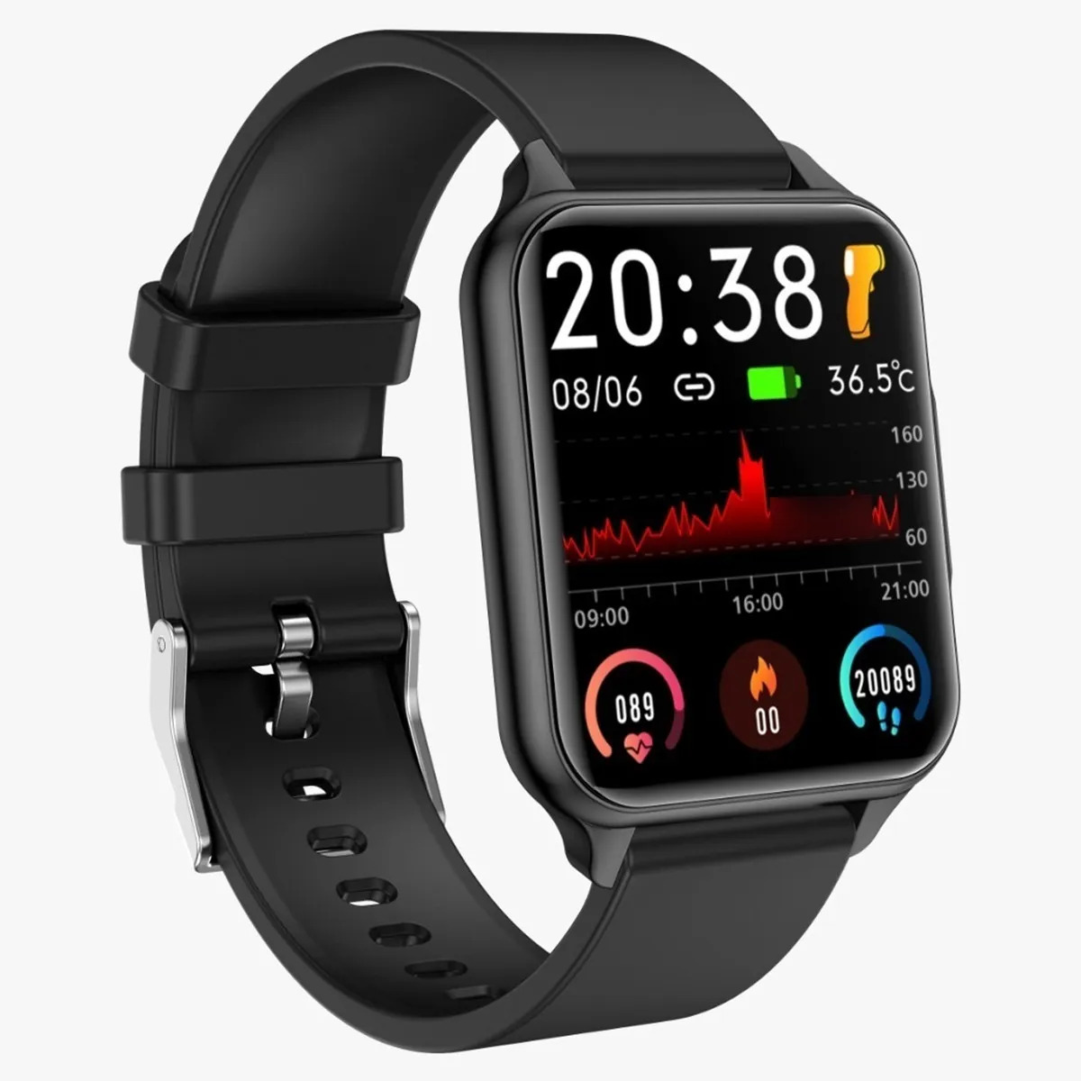 Foto 4 pulgar | Smartwatch Fralugio Q26 Pro Full Touch HD Negro