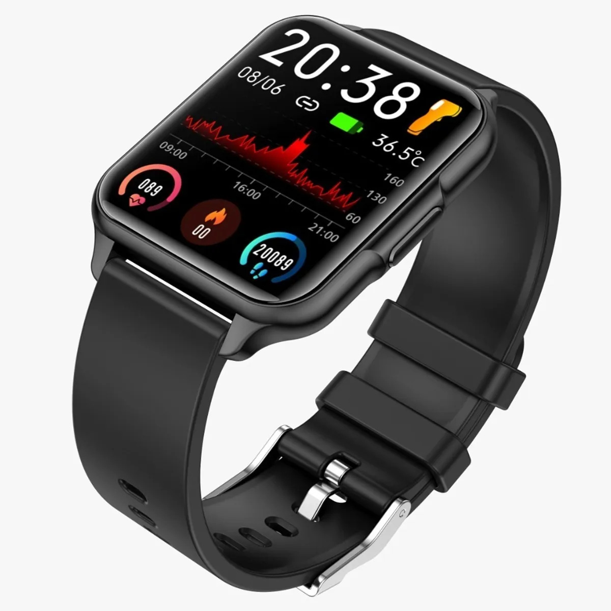 Foto 5 pulgar | Smartwatch Fralugio Q26 Pro Full Touch HD Negro