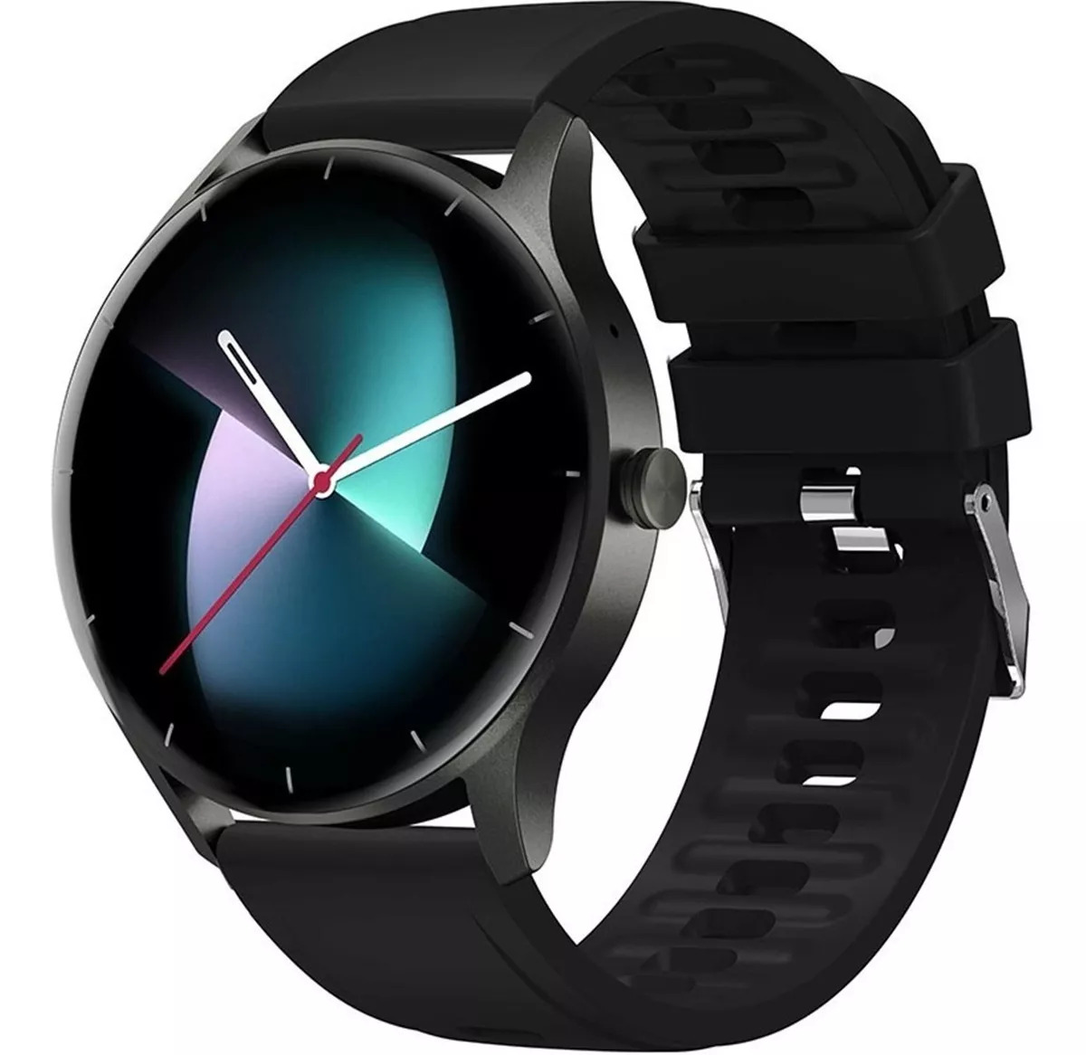 Smart Watch  Fralugio Zl50 Full Round Touch Negro