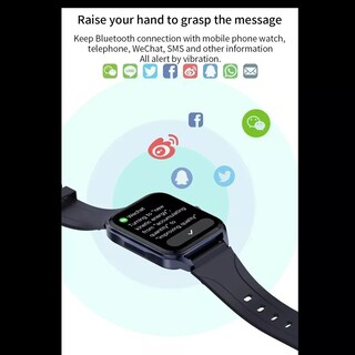 Foto 4 | Smart Watch Fralugio Lc206 Full Touch 1.91 Negro
