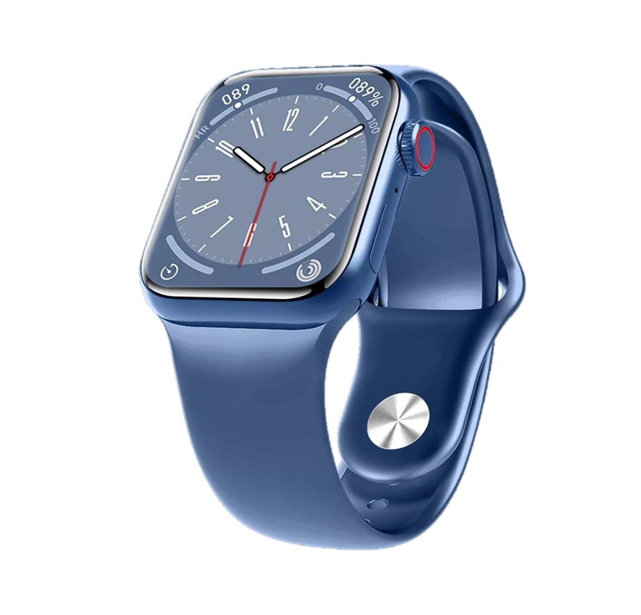 Foto 2 pulgar | Smart Watch Fralugio  Gs8 Mini Notificacion Azul