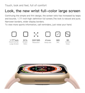 Foto 5 | Smart Watch Fralugio Gs8 Mini Notificacion Azul