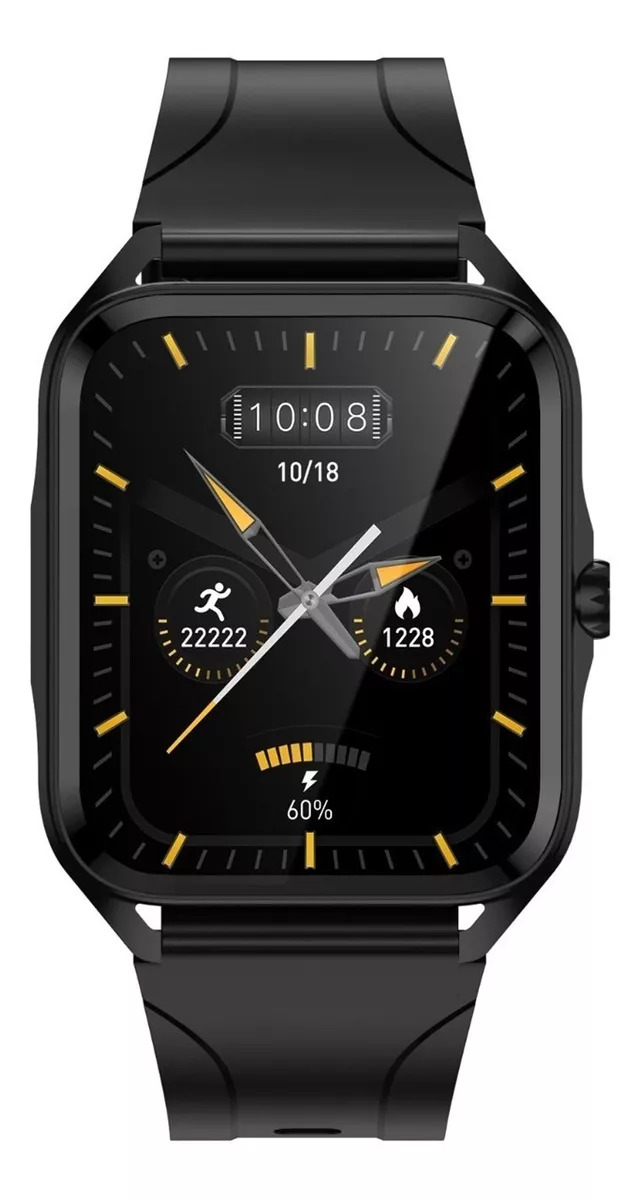 Foto 3 pulgar | Smartwatch Fralugio Lc204 Full Touch Hd Ai Negro