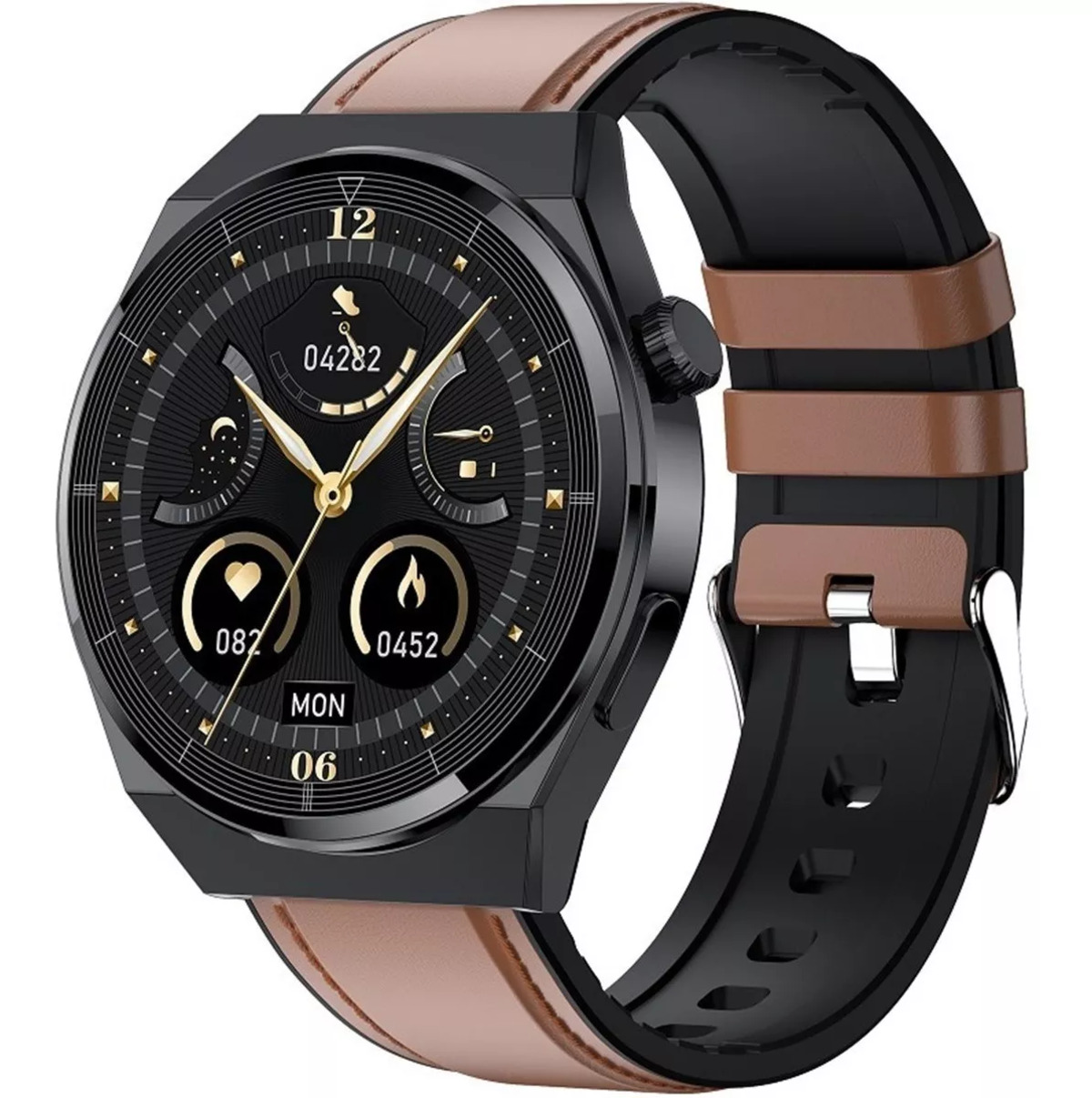 Smart Watch Fralugio  T88 Full Touch Ips Hd Marrón