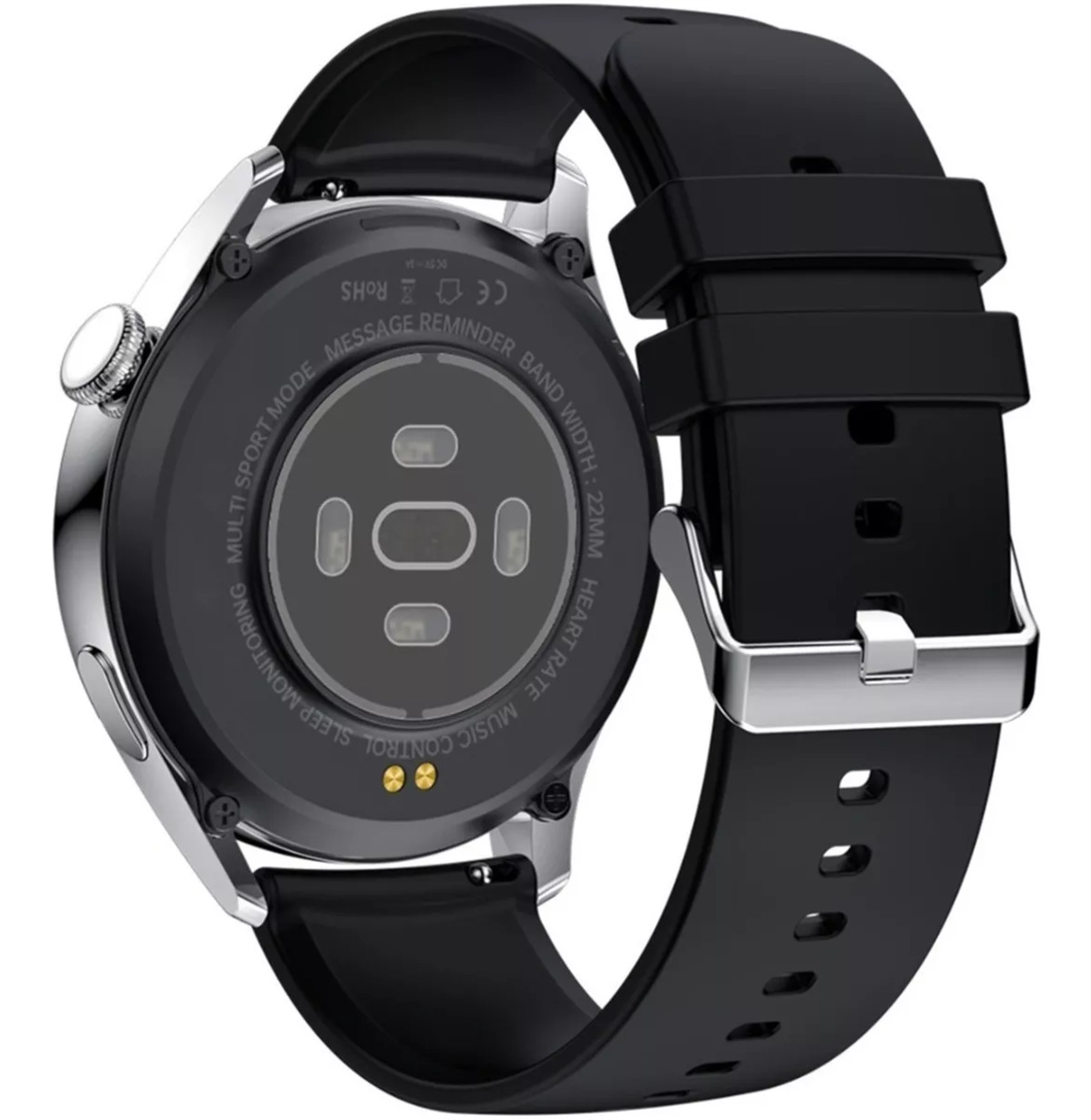 Foto 4 | Smart Watch Fralugio Gt5 Full Touch Nfc Hd Gris-negro