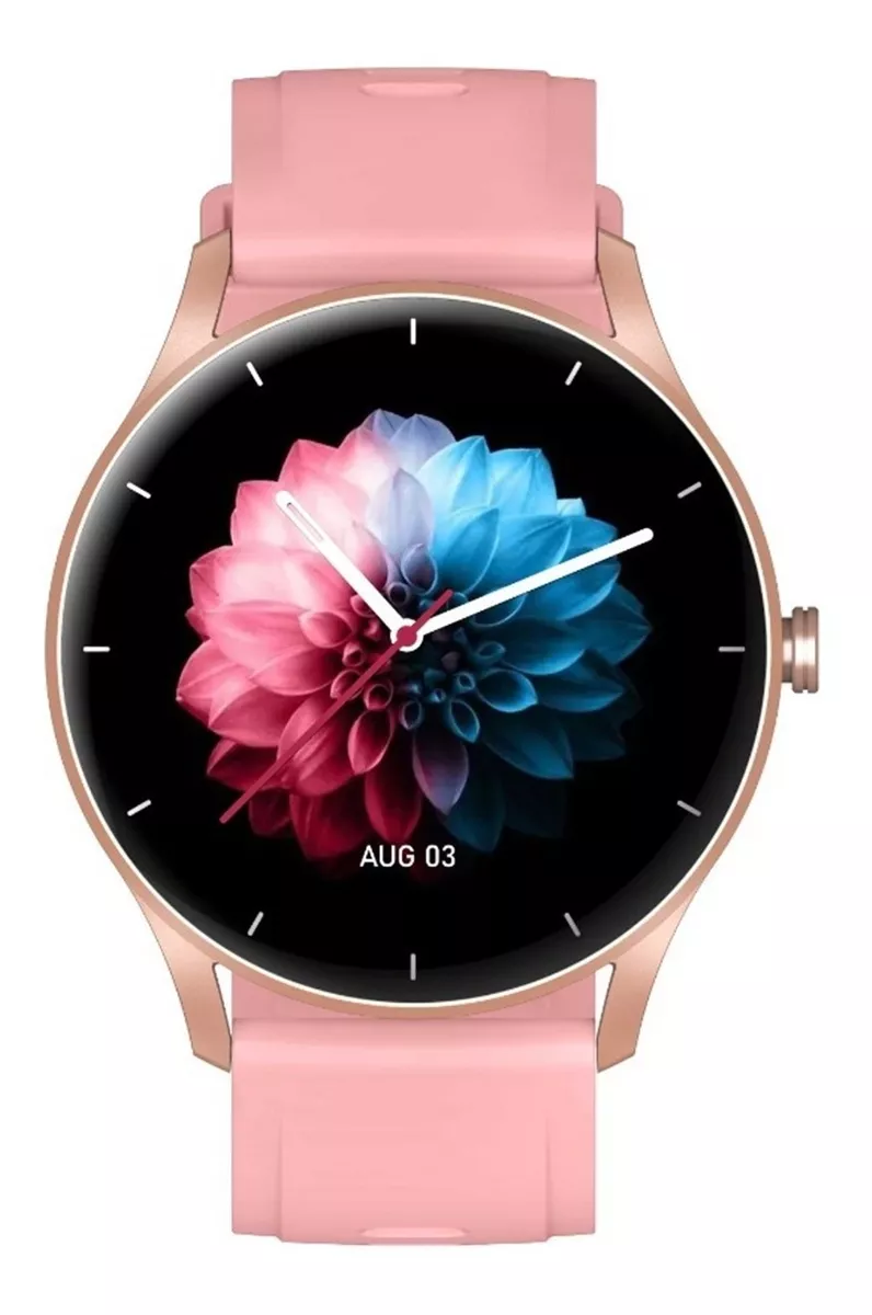 Foto 2 | Smart Watch  Fralugio Zl50 Full Round Touch Rosa