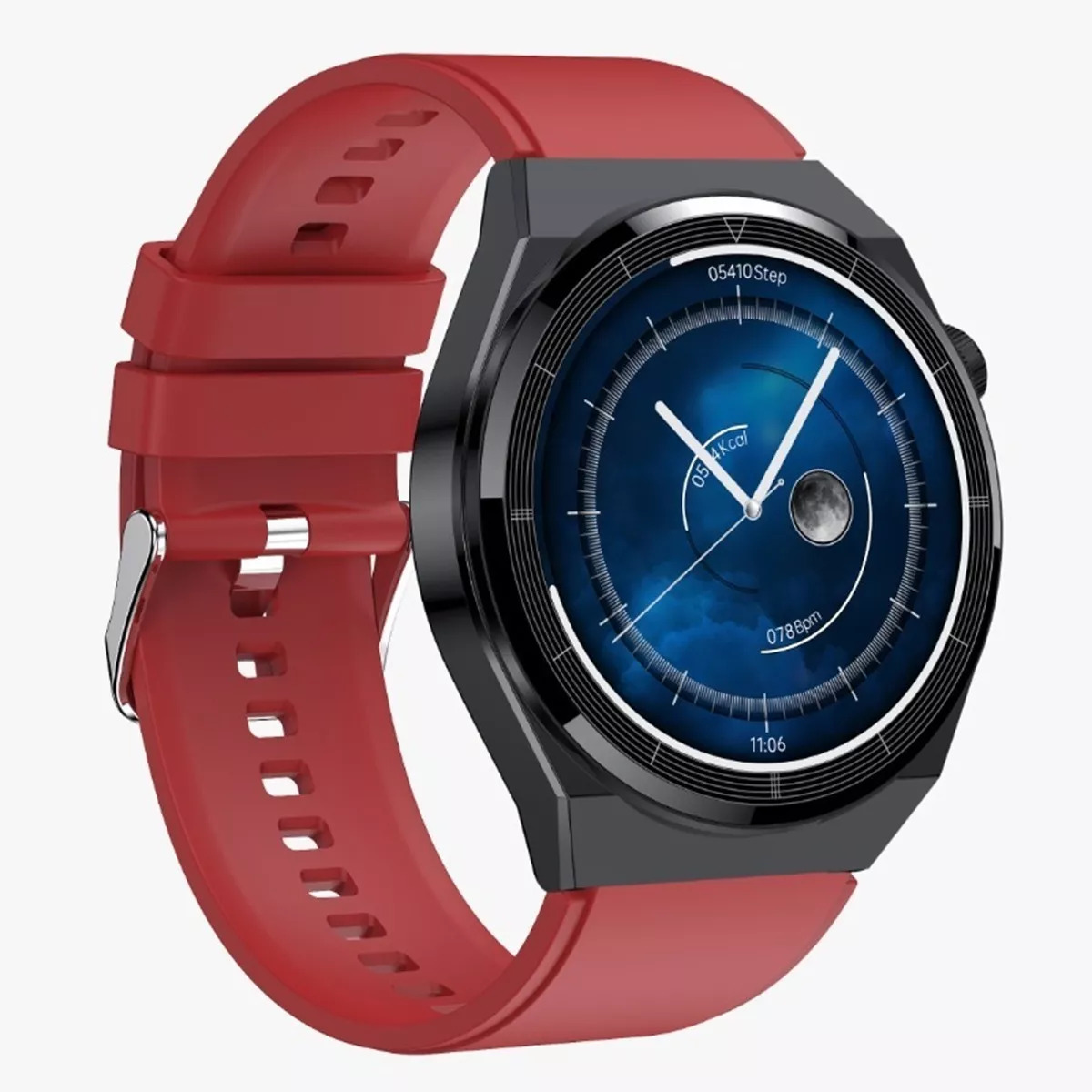 Foto 5 pulgar | Smartwatch Fralugio T88 Full Touch Ips Hd color Rojo