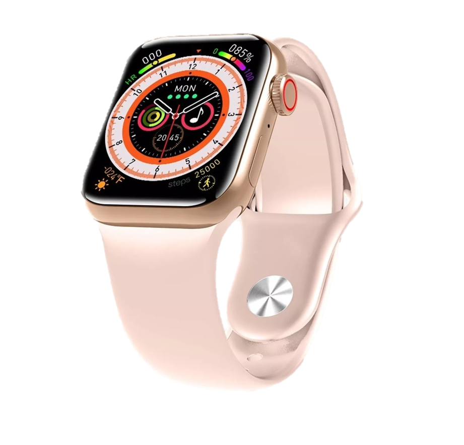 Smartwatch Fralugio GS8 Mini color Rosa Notificación