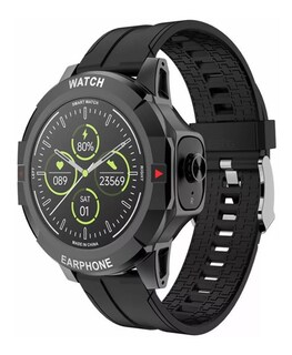 Foto 3 | Smart Watch Fralugio N15 2 en 1 con Audífonos TWS MP3 Exp 64 GB color Negro